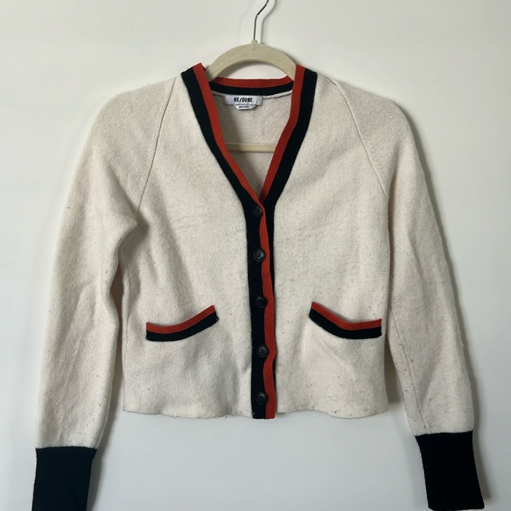 Re/done sweater cardigan small